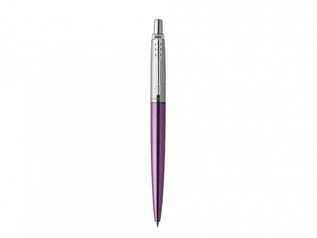 Ручка Parker шариковая Jotter Essential, Victoria Violet CT с логотипом  заказать по выгодной цене в кибермаркете AvroraStore