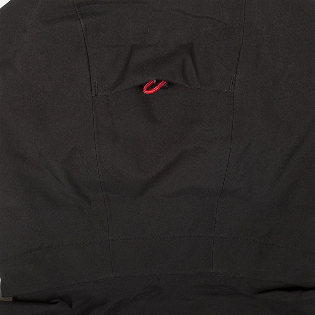 Куртка софтшелл мужская Patrol, черная с синим с логотипом  заказать по выгодной цене в кибермаркете AvroraStore