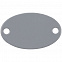 Шильдик металлический Alfa Oval, серый с логотипом  заказать по выгодной цене в кибермаркете AvroraStore