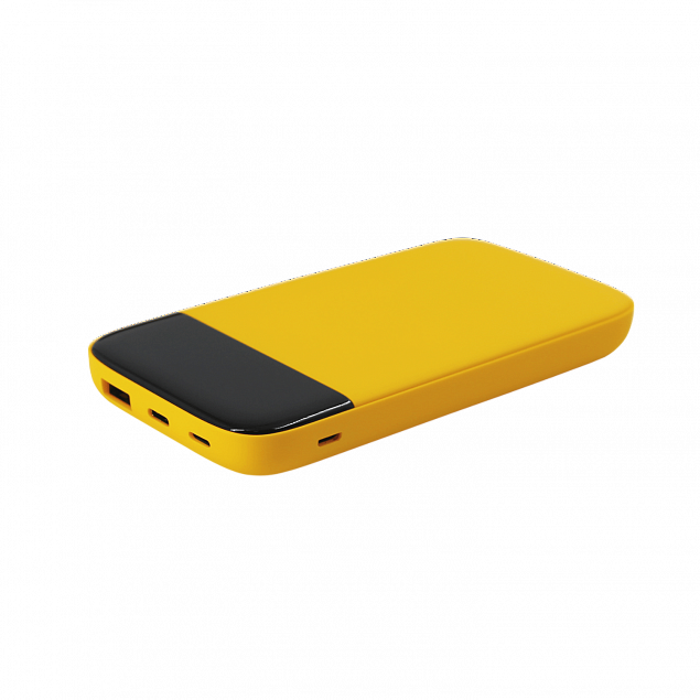 Внешний аккумулятор Bplanner Power 3 ST, софт-тач, 10000 mAh (Желтый) с логотипом  заказать по выгодной цене в кибермаркете AvroraStore