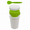 Ланч-бокс Cereal to go Green Line с ложкой (салатовый) с логотипом  заказать по выгодной цене в кибермаркете AvroraStore