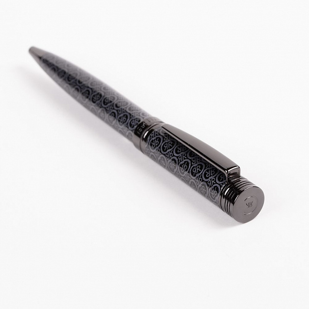 Элитная ручка Logomania, серая с логотипом  заказать по выгодной цене в кибермаркете AvroraStore
