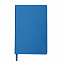 Бизнес-блокнот SIMPLY FLEX, А5,  голубой, кремовый блок, в клетку с логотипом  заказать по выгодной цене в кибермаркете AvroraStore