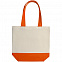 Холщовая сумка Shopaholic, оранжевая с логотипом  заказать по выгодной цене в кибермаркете AvroraStore