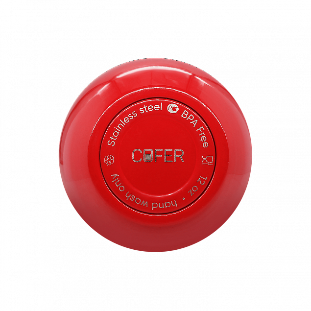 Кофер глянцевый CO12 (красный) с логотипом  заказать по выгодной цене в кибермаркете AvroraStore