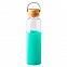 Стеклянная бутылка Vim Booster 560 мл, зеленая с логотипом  заказать по выгодной цене в кибермаркете AvroraStore