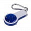 Брелок FLOYKIN со свистком, фонариком и светоотражателем на карабине, синий с белым, пластик с логотипом  заказать по выгодной цене в кибермаркете AvroraStore