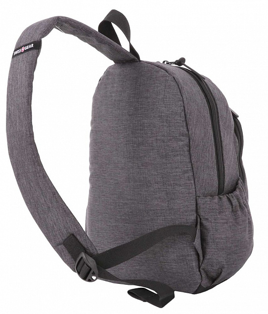 Рюкзак на одно плечо Swissgear Grey Heather, серый с логотипом  заказать по выгодной цене в кибермаркете AvroraStore