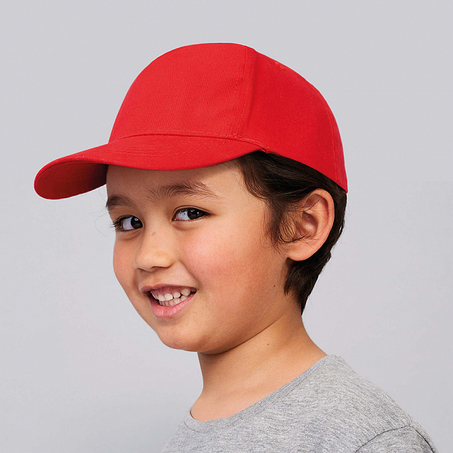 Бейсболка детская SUNNY KIDS, застежка 5 клиньев, на липучке с логотипом  заказать по выгодной цене в кибермаркете AvroraStore
