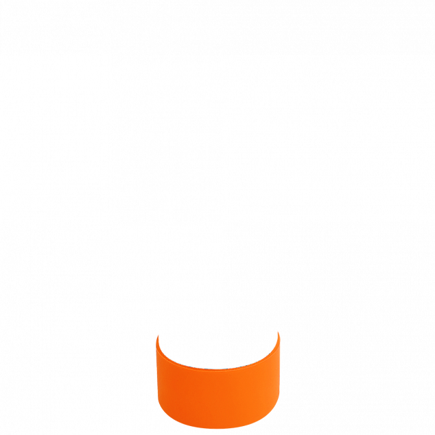 Манжета силиконовая для термобутылки Olivia, оранжевый с логотипом  заказать по выгодной цене в кибермаркете AvroraStore