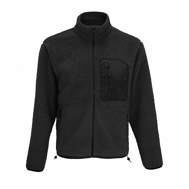 Куртка унисекс Fury, темно-серая (графит) с логотипом  заказать по выгодной цене в кибермаркете AvroraStore