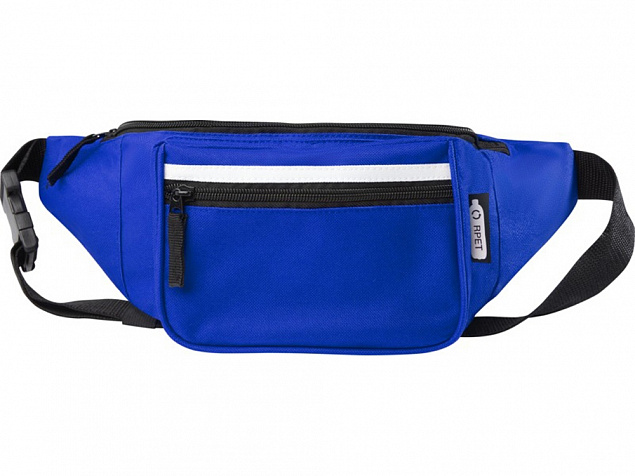 Journey Поясная сумка, синий с логотипом  заказать по выгодной цене в кибермаркете AvroraStore