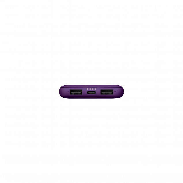 Внешний аккумулятор, Elari, 5000 mAh, фиолетовый с логотипом  заказать по выгодной цене в кибермаркете AvroraStore
