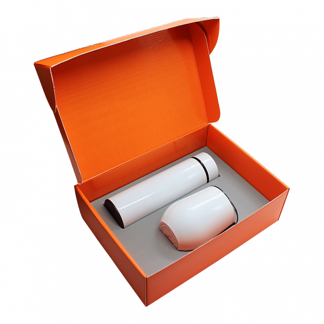 Набор Hot Box C orange G (белый) с логотипом  заказать по выгодной цене в кибермаркете AvroraStore