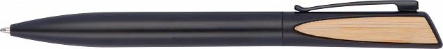 Шариковая ручка , чёрная с логотипом  заказать по выгодной цене в кибермаркете AvroraStore