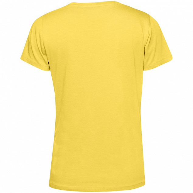 Футболка женская E150 Organic, желтая с логотипом  заказать по выгодной цене в кибермаркете AvroraStore