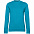 Свитшот женский Set In, светло-голубой с логотипом  заказать по выгодной цене в кибермаркете AvroraStore