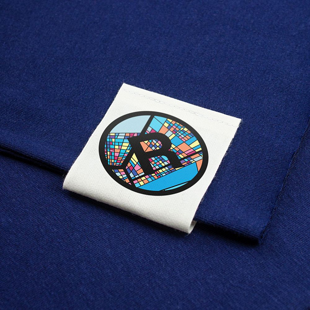 Лейбл хлопковый Doni, XL, беленый с логотипом  заказать по выгодной цене в кибермаркете AvroraStore
