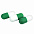 Антистресс Капсула, зеленый-S с логотипом  заказать по выгодной цене в кибермаркете AvroraStore