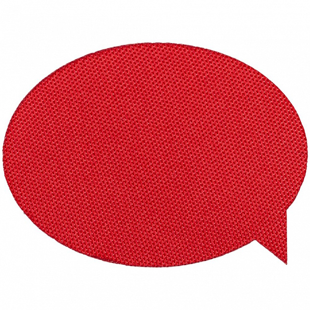 Наклейка тканевая Lunga Bubble, M, красная с логотипом  заказать по выгодной цене в кибермаркете AvroraStore