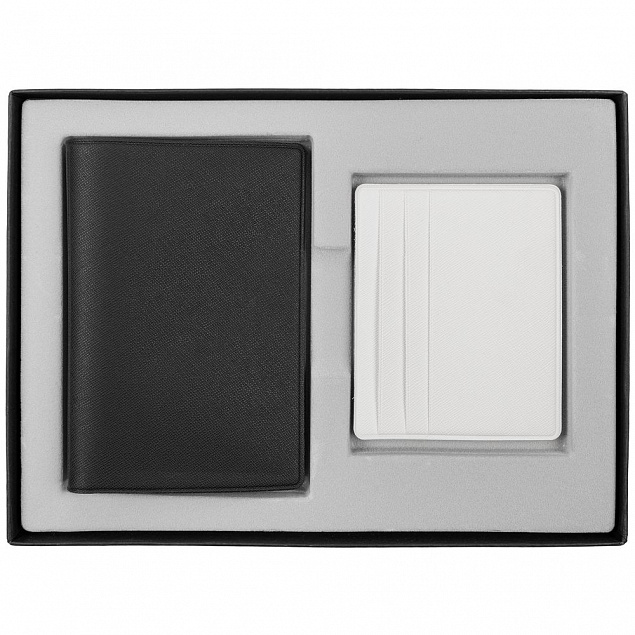 Набор Devon mini, белый с черным с логотипом  заказать по выгодной цене в кибермаркете AvroraStore