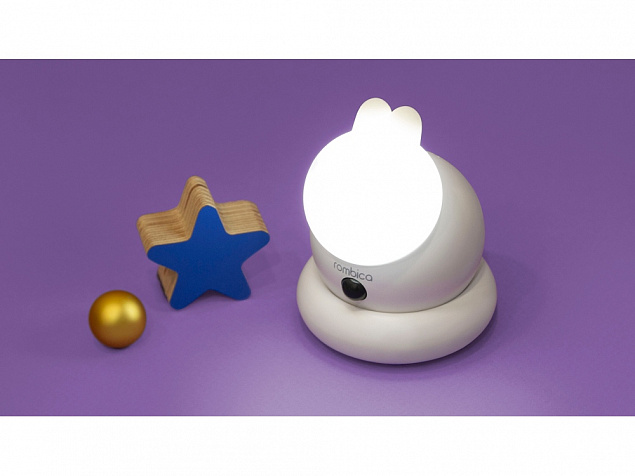 Ночник «LED Rubi» с логотипом  заказать по выгодной цене в кибермаркете AvroraStore
