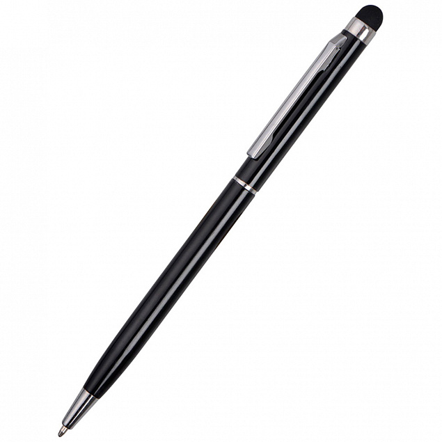 Ручка металлическая Dallas Touch - Черный AA с логотипом  заказать по выгодной цене в кибермаркете AvroraStore