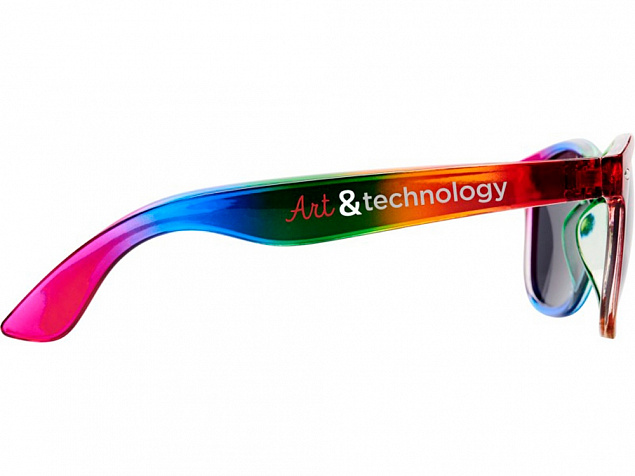 Очки солнцезащитные Sun Ray радужный с логотипом  заказать по выгодной цене в кибермаркете AvroraStore