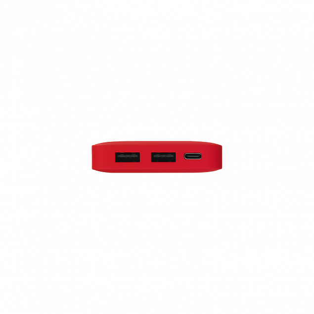 Внешний аккумулятор с подсветкой Ancor Plus 10000 mAh, красный с логотипом  заказать по выгодной цене в кибермаркете AvroraStore