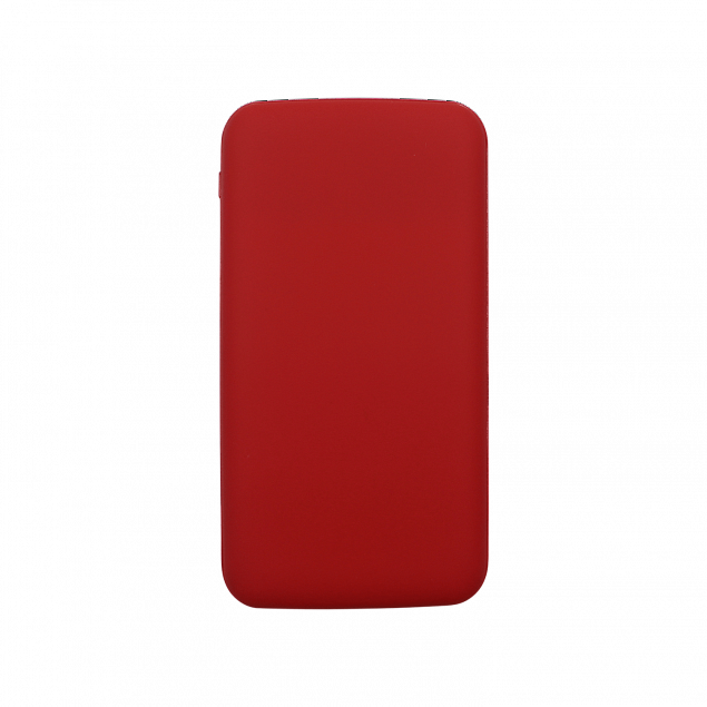 Внешний аккумулятор Bplanner Power 2 ST, софт-тач, 10000 mAh (Красный) с логотипом  заказать по выгодной цене в кибермаркете AvroraStore