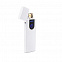 Зажигалка-накопитель USB Abigail, белый с логотипом  заказать по выгодной цене в кибермаркете AvroraStore