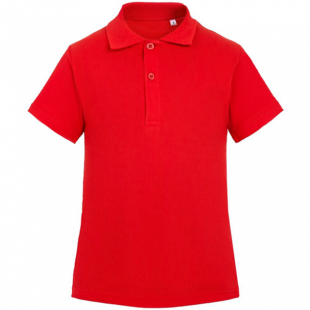 Рубашка поло детская Virma Kids, красная с логотипом  заказать по выгодной цене в кибермаркете AvroraStore