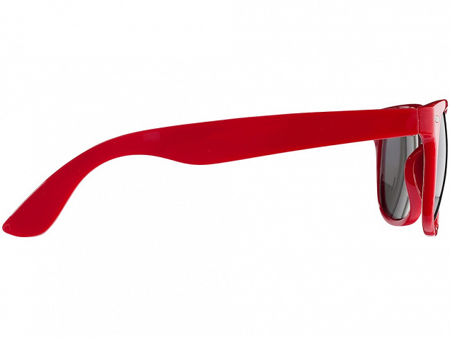 Очки солнцезащитные Sun ray, красный с логотипом  заказать по выгодной цене в кибермаркете AvroraStore