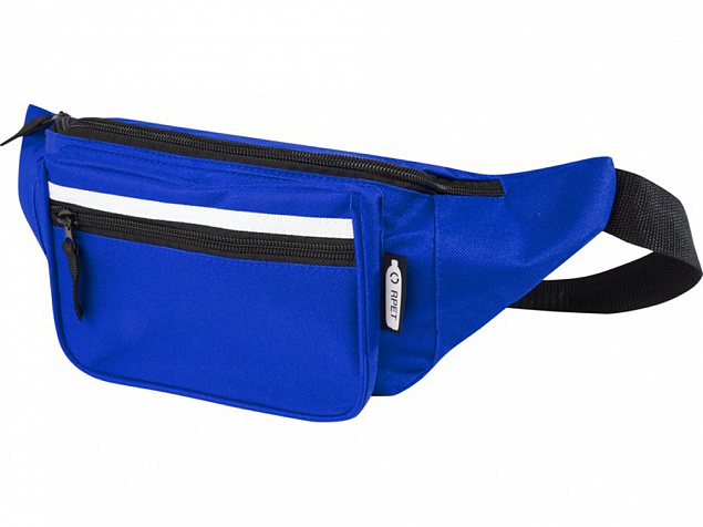 Journey Поясная сумка, синий с логотипом  заказать по выгодной цене в кибермаркете AvroraStore