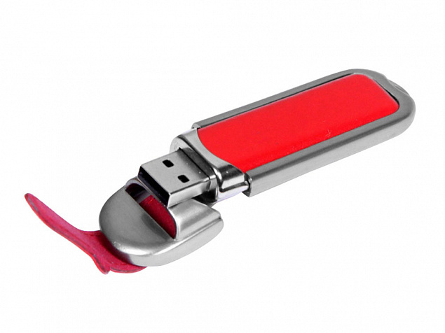 USB 3.0- флешка на 128 Гб с массивным классическим корпусом с логотипом  заказать по выгодной цене в кибермаркете AvroraStore