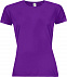 Футболка женская Sporty Women 140, темно-фиолетовая с логотипом  заказать по выгодной цене в кибермаркете AvroraStore