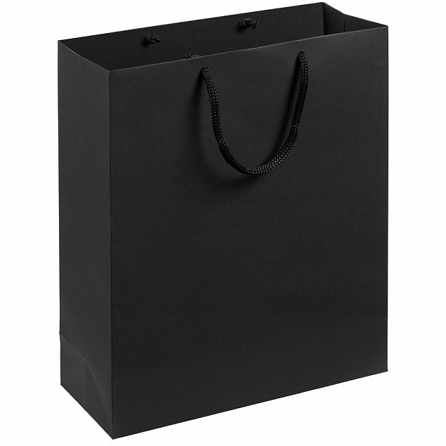 Пакет Wide, черный с логотипом  заказать по выгодной цене в кибермаркете AvroraStore