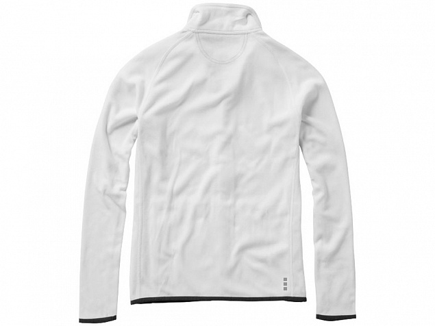 Куртка флисовая Brossard мужская, белый с логотипом  заказать по выгодной цене в кибермаркете AvroraStore