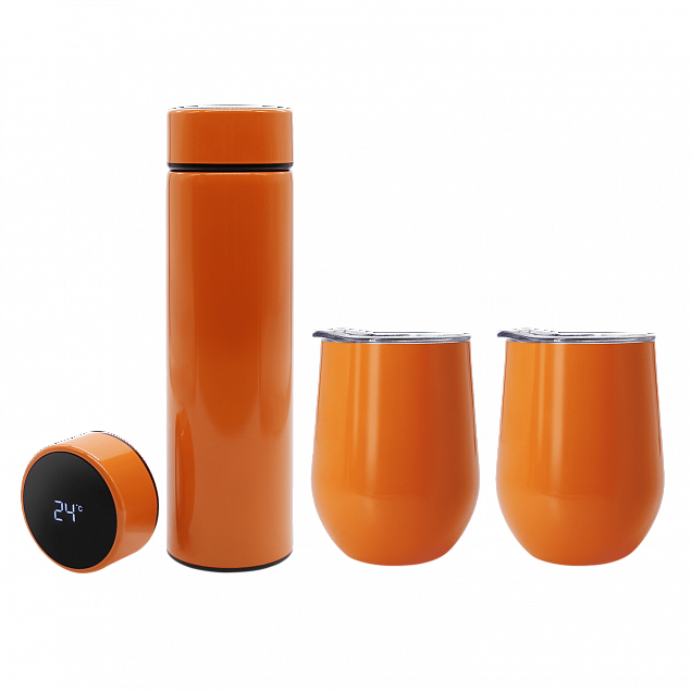 Набор Hot Box C2 B, оранжевый с логотипом  заказать по выгодной цене в кибермаркете AvroraStore