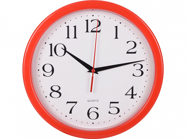 Часы настенные "Attendee" с логотипом  заказать по выгодной цене в кибермаркете AvroraStore