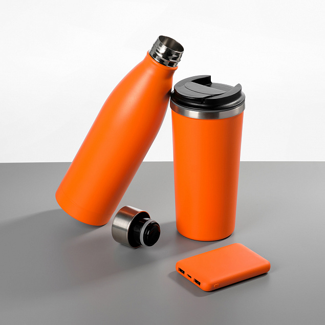 Внешний аккумулятор, Elari, 5000 mAh, оранжевый с логотипом  заказать по выгодной цене в кибермаркете AvroraStore