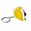 Рулетка- брелок 1 м TRESNA, Желтый с логотипом  заказать по выгодной цене в кибермаркете AvroraStore