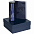 Набор Gems: ежедневник и термостакан, темно-синий с логотипом  заказать по выгодной цене в кибермаркете AvroraStore