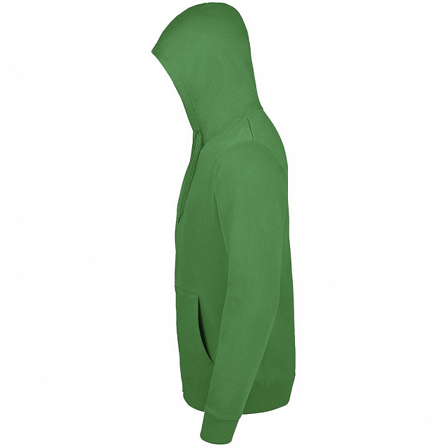 Толстовка унисекс STONE, ярко-зеленая с логотипом  заказать по выгодной цене в кибермаркете AvroraStore
