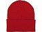 Шапка Dunant, двуслойная, красный с логотипом  заказать по выгодной цене в кибермаркете AvroraStore