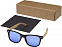 Hiru, зеркальные поляризованные солнцезащитные очки в оправе из переработанного PET-пластика/дерева в подарочной коробке, дерево с логотипом  заказать по выгодной цене в кибермаркете AvroraStore