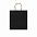 Пакет бумажный HAYA, Черный с логотипом  заказать по выгодной цене в кибермаркете AvroraStore